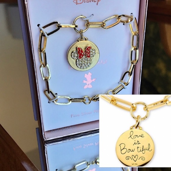 ❣️Disney Minnie Mouse charm link bracelet - Picture 3 of 8